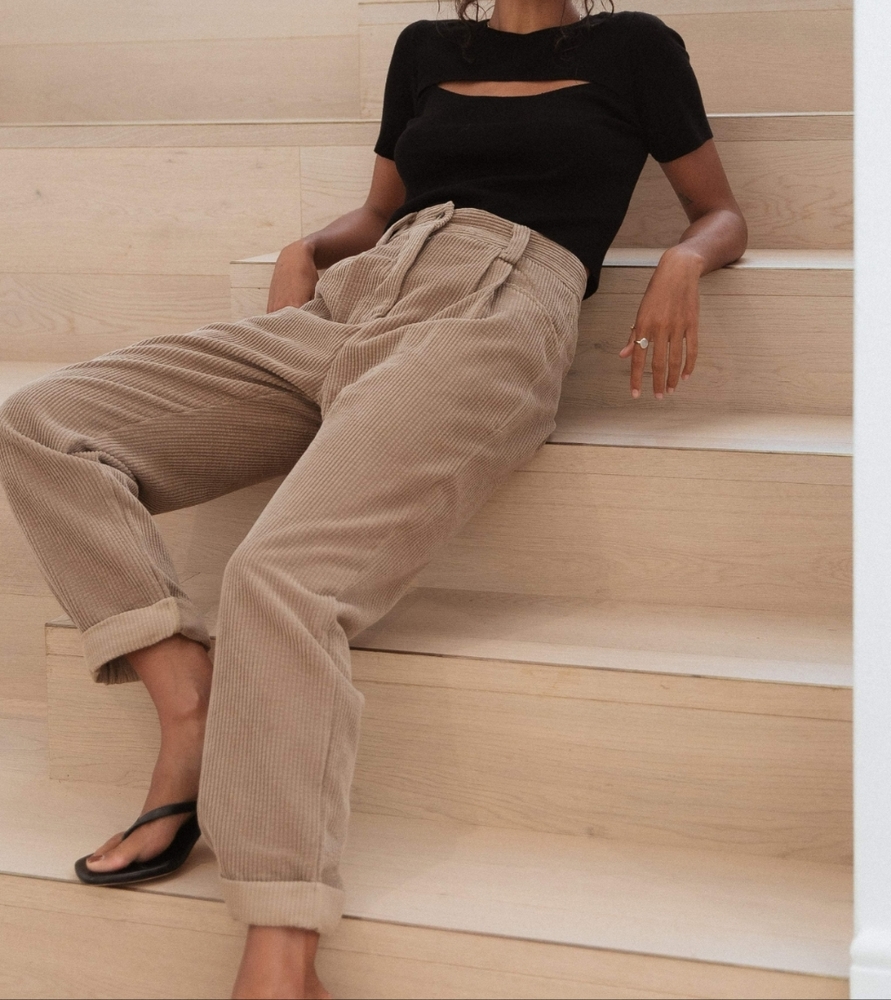 Petal & Pup Talaren Cord Pant Brown - Picture 4 of 8